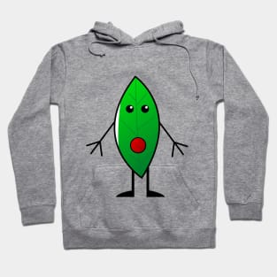 Leaf suprised doodle Hoodie